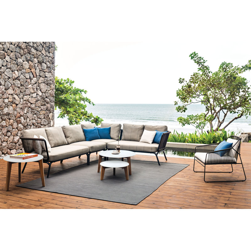 Attol Coffee Table, 17.5" H x 25" L x 25" W, White