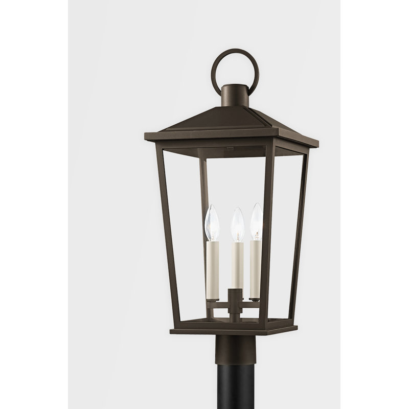 Outdoor Wall Lantern, Bronze, 23" H x 11" W x 12.25" D