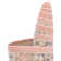 Tapis oriental rose poudre Exann