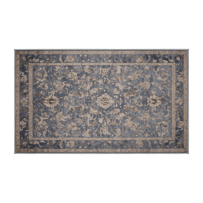 Machine Washable Gray Area Rug