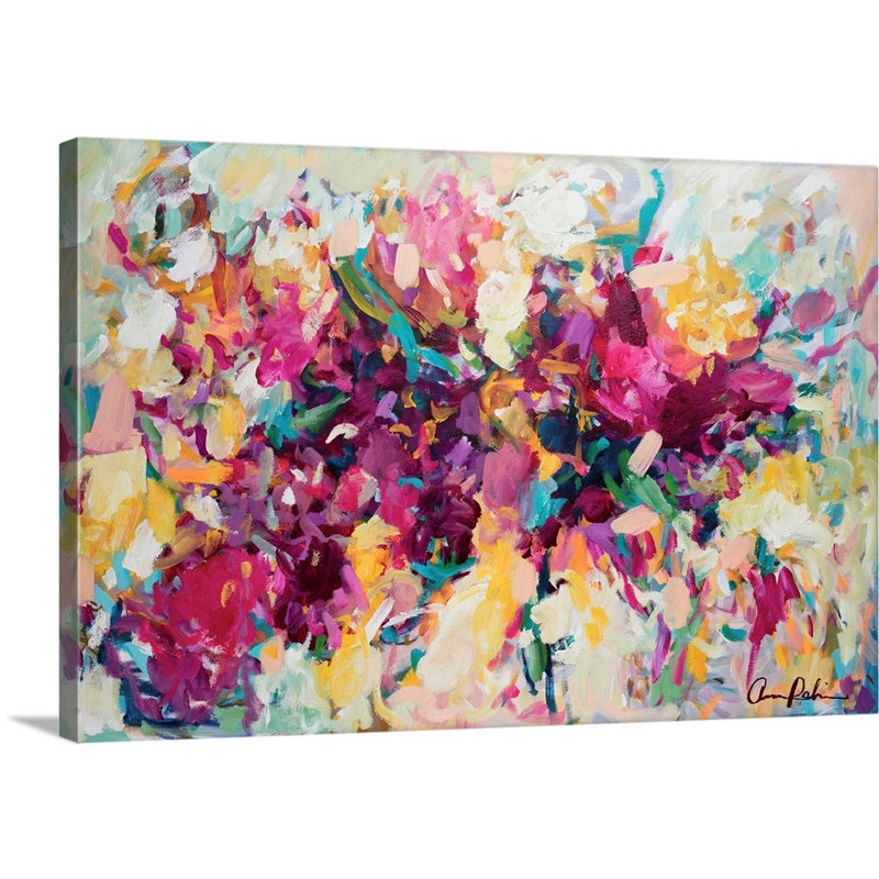 "Invitation" Painting Print on Canvas by Amira Rahim, Wrapped Canvas, 32" H x 48" W