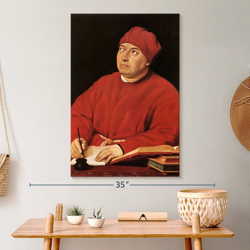 Portrait de Tommasso Inghirami, H 30 po x l 20 po
