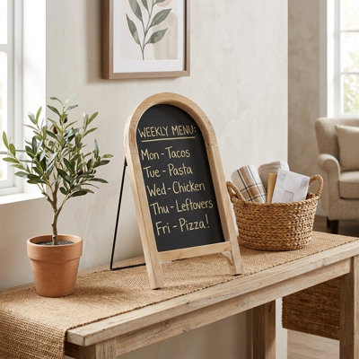 Kohlsam Wood & Kickstand Chalkboard