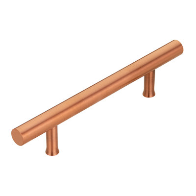 3-3/4 Inch Hole Center Copper Kitchen Cabinet Handle 100% Solid Brass Drawer Pull(5-Pack)
