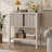 Entryway Console Table with Sliding Doors and Storage Shelf