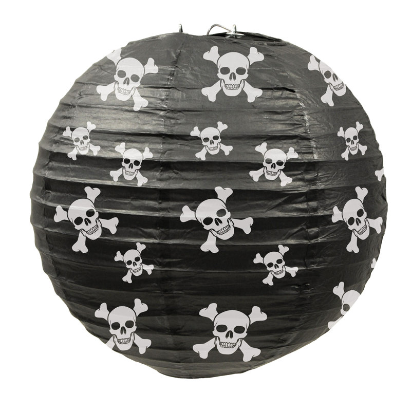 Lanternes en papier pirate - paquet de 6