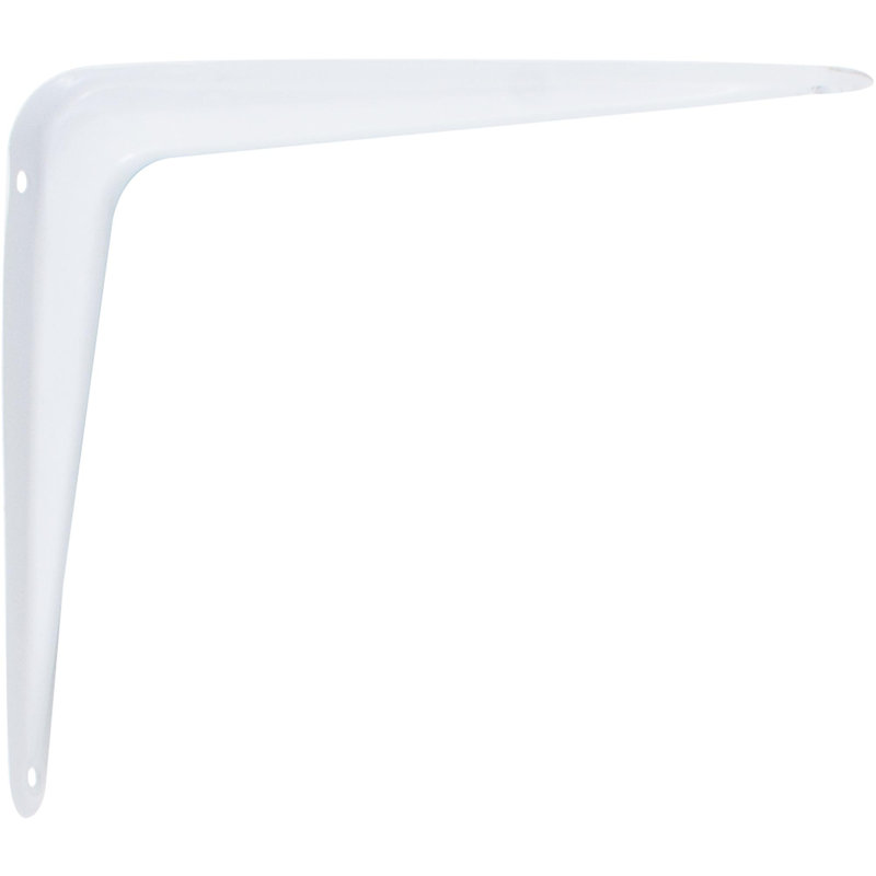 Support de tablette sans vis, quincaillerie blanche de Stone Harbor, H 1,45 po x l 5,2 po x P 5,2 po