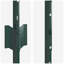 Metro Lane Green Steel Border Fencing