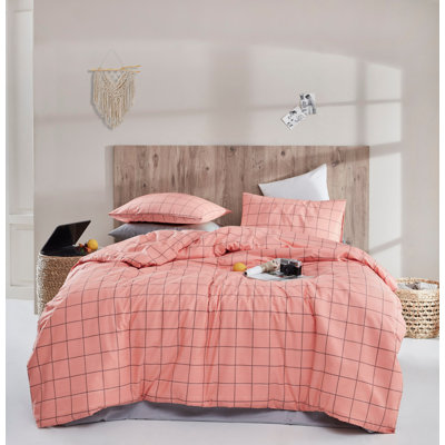 Ensemble de housse de couette 100% coton Foulks