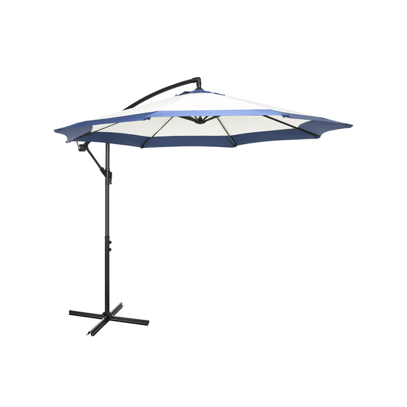 Polyester et parasol de patio en acier, Marine