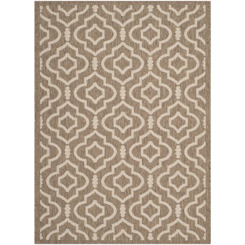 Herefordshire Performance Geometric Indoor/Outdoor Area Rug, Rectangle 6'7" x 9'6"