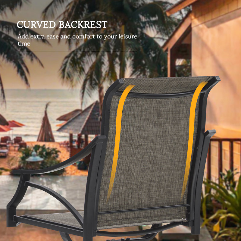 Patio Dining Set with, Brown