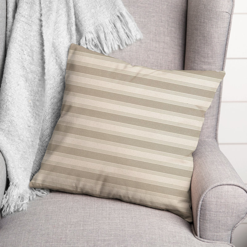 Coussin décoratif en polyester / mélange de polyester, Brun clair