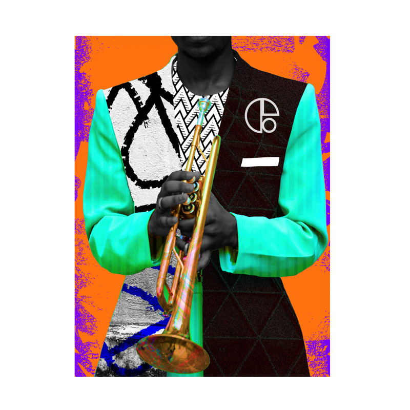 «Hayleyjade Like A Trumpet In Zion on Canvas» par NUMA, reproduction d'art, H 19 po x l 14 po x P 2 po