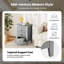 46cm W Manufactured Wood Bedside Table