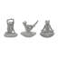Ensemble de figurine de yoga grenouille