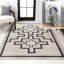Tapis ivoire / gris foncé Edmonia-1263930689