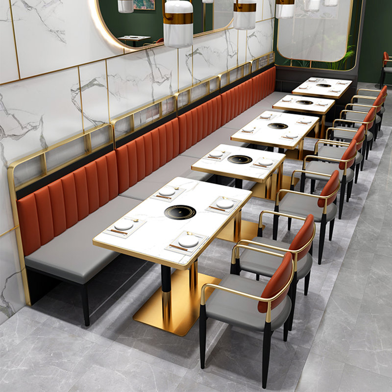 Banc rembourré en similicuir Hot Pot