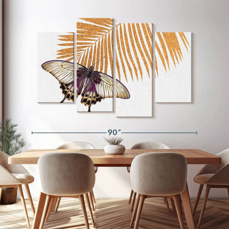 «Rustic Butterfly», reproduction sur toile, H 54 po x l 84 po x P 1,25 po