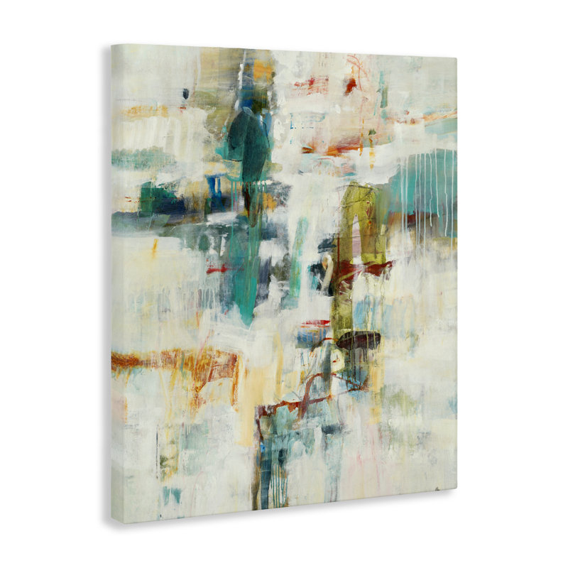 Dynamic Paint Drips Canvas, design by Lisa Ridgers, 20" H x 16" W