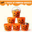 6 seaux de citrouille d'Halloween