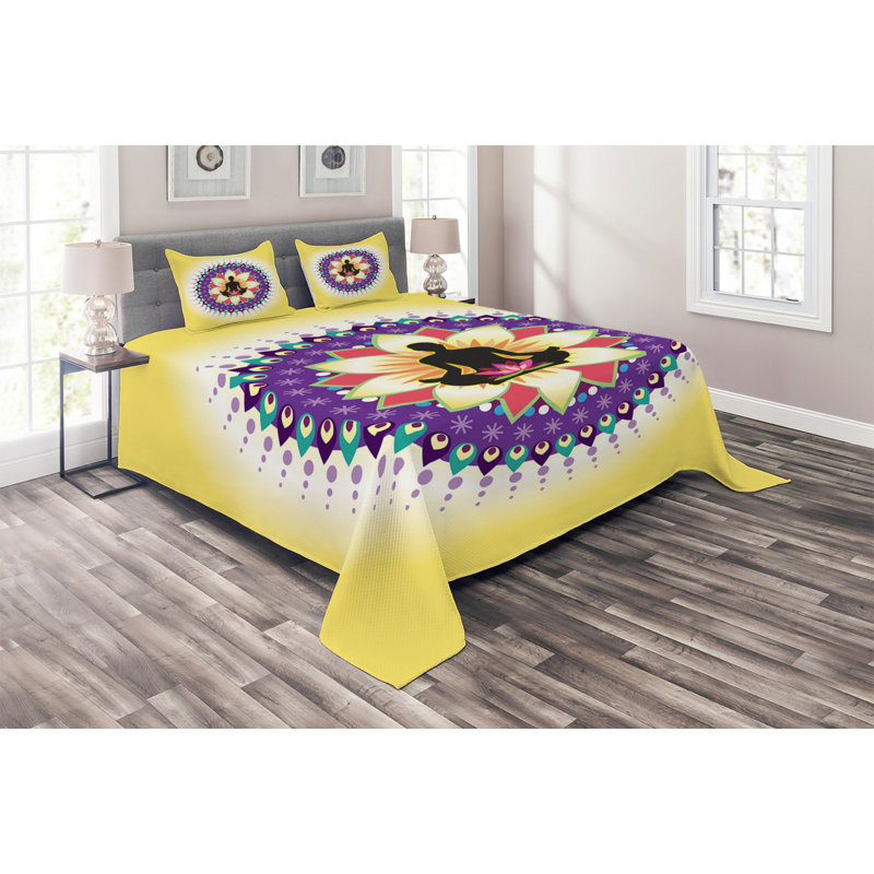 Eclectic Polyester Coverlet