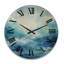 Blue Infinity Of The Ocean II - Landscapes Oversized Wood Wall Clock-1722469334