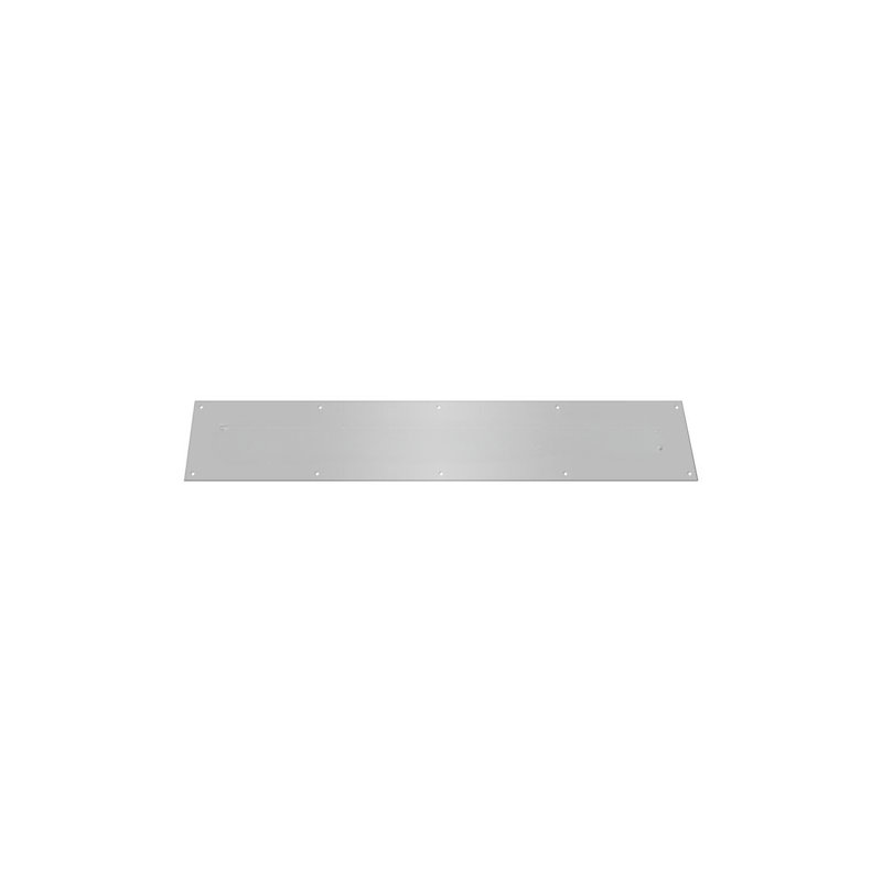 Deltana KP634U32D Kick Plate 6" x 34" S/S; Satin Stainless Steel Finish, 1" H x 34" W x 6" D