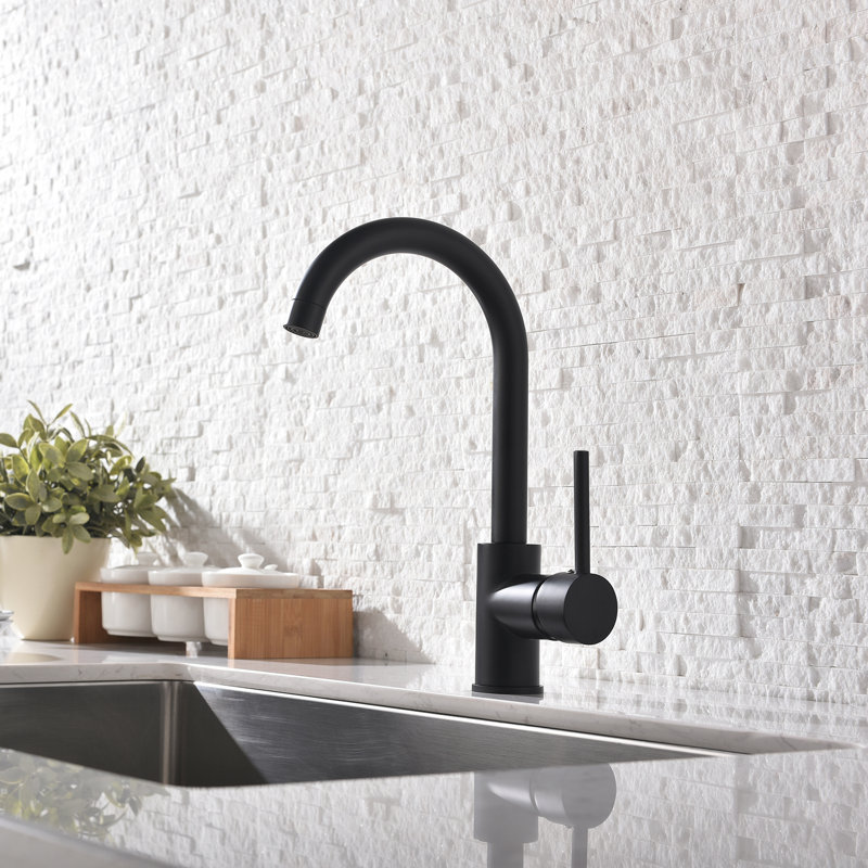 Fapully Kitchen Faucet, Matte Black