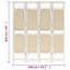 Tion 165cm H Folding Room Divider-230261001-230261000