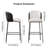 41.3‘’H Bar Stools With Upholstery Kitchen Counter Barstool with Footrest-825873117-828681360