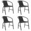 Fauteuil empilable en teck Gryselda-594460611