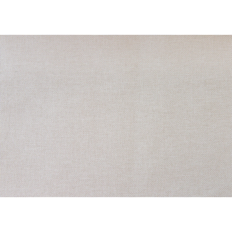 Structure de lit plateforme simple, tissu d'ameublement beige, pour jeunes et adolescents, tissu, mousse