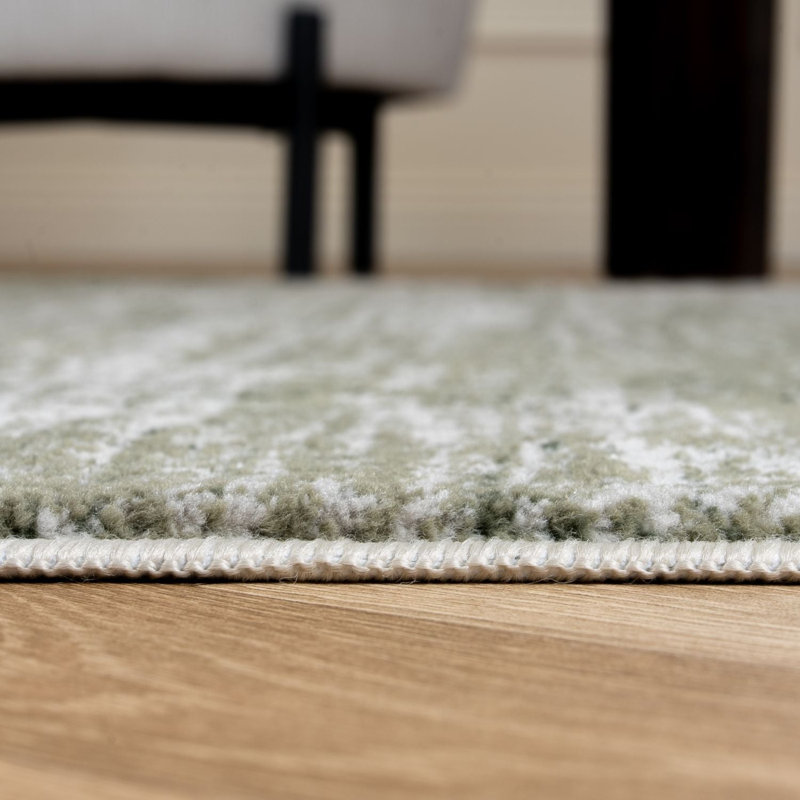 Montana Collection Rectangle Abstract Area Rug, 80X150 cm