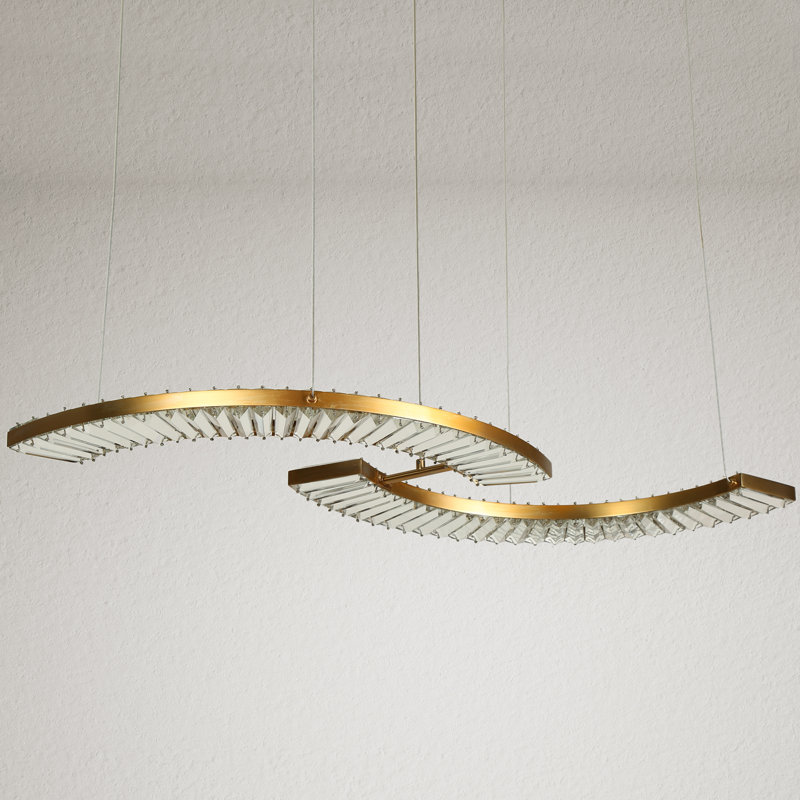 Lustre linéaire moderne à DEL Jonikka