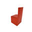 Boîte de 10 petites boîtes de tombola rouges 6 x 6 x 12 po