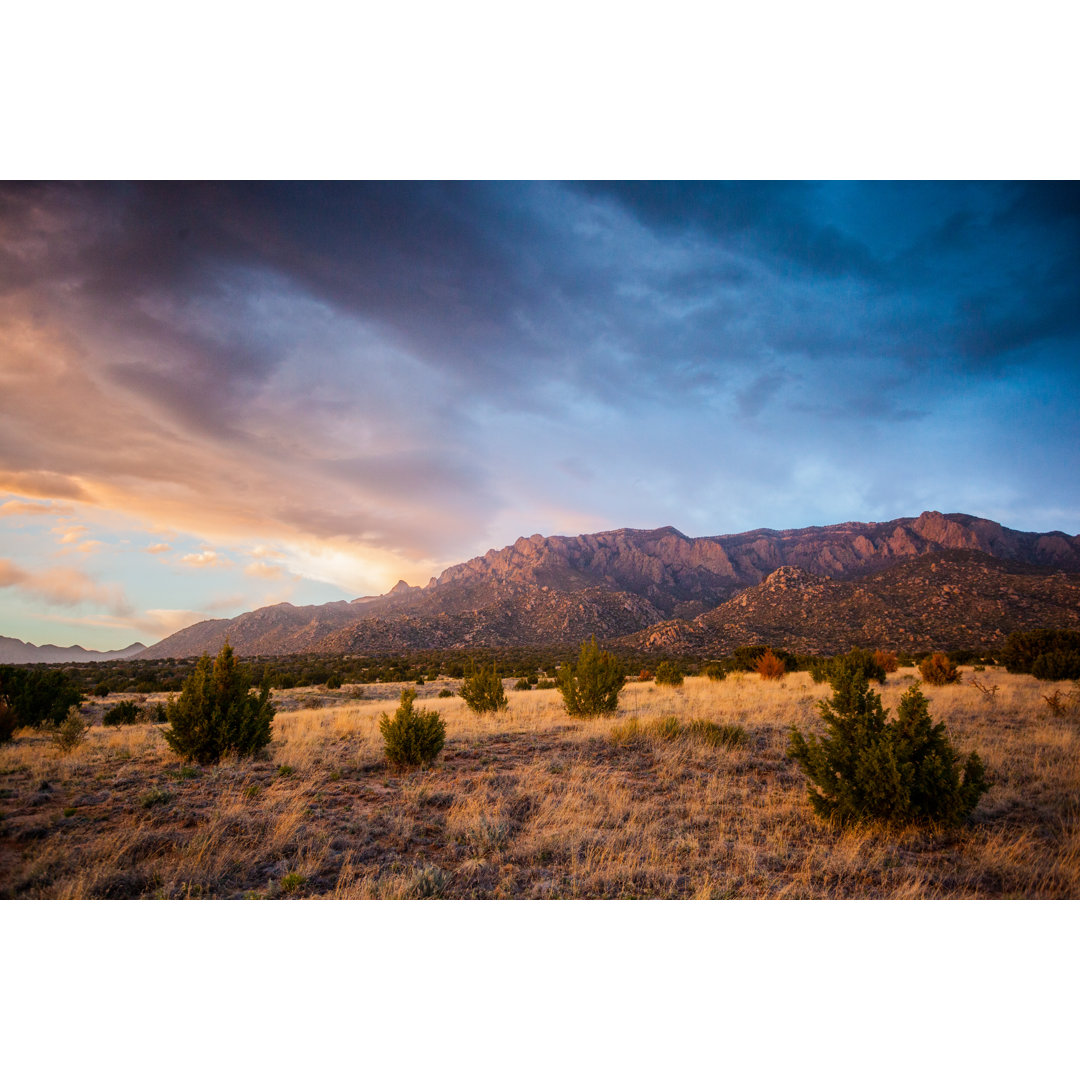 Natur Landschaft Sonnenuntergang by Amygdalaimagery - Leinwandbild