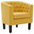 Evelie 28.25" W Tufted Linen Barrel Chair Upholstered-1277261351