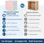 Armoire de rangement cubique en métal avec fixation murale magnétique à une porte-135582096
