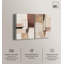 "Plaster Collage Boho Art", ensemble de 2 impressions sur toile -924074387-924074385-924074380
