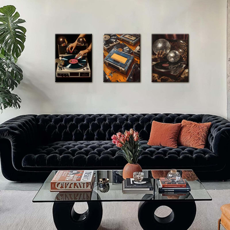 3 Piece Wrapped Canvas Wall Art