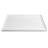 60" W × 36" D Acrylic Shower Base for Corner Installation, Double Threshold Design with Center Drain