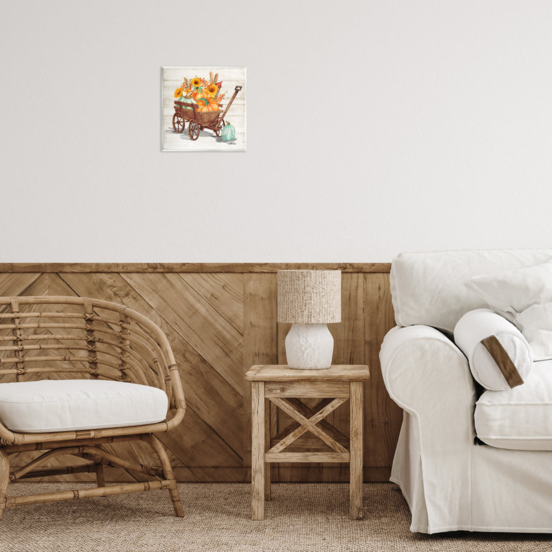 "Farm Harvest Wagon", art mural sur toile par Paul Brent