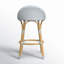 Tabouret de comptoir à dossier bas Ellie-1423097678