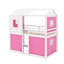 Lit double superposé en bois avec tente-776809681-776809695