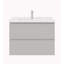 Meuble-lavabo mural simple 31,5 po avec plateau en acrylique Gowanus-1195613532