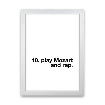 10Th Command Ment Play Mozart - Print