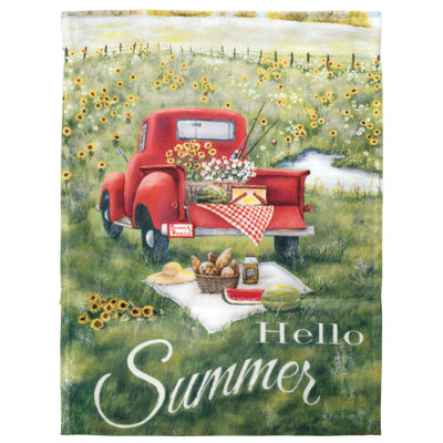 Galette Double Sided 18'' H x 13'' W Polyester Garden Flag