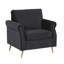 Amaya Velvet Armchair-934226149