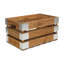 Ensemble de casiers 4 pièces en bois